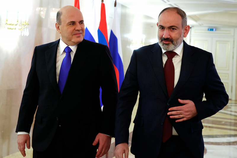 Мишустин предложил Армении ускорить подписание новой программы сотрудничества