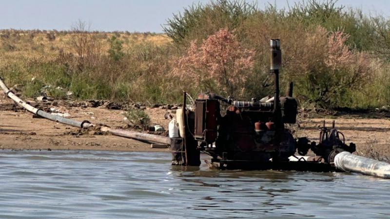 24 незаконные насосные установки откачивали воду в Туркестанской области