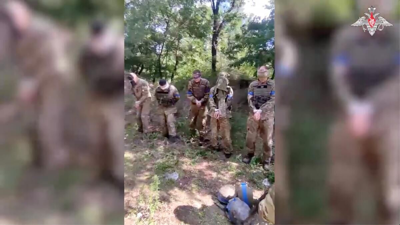 Попавшие в плен в Курской области украинские военные дали показания