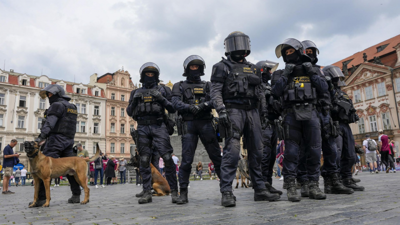 В Праге прошла демонстрация в поддержку палестинцев